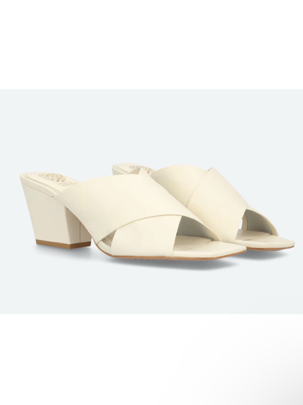 NWT🧡Vince Camuto - Creamy White Kespa Mule Sandal - 6.5